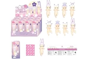 JXADVOK Mini Angel Hippers Baby Figure Angel Anime Figures Toys Mini Figure Limited Edition,1PCS Sealed Blind Box,Cute Collectors Figures,Halloween (Purple A)