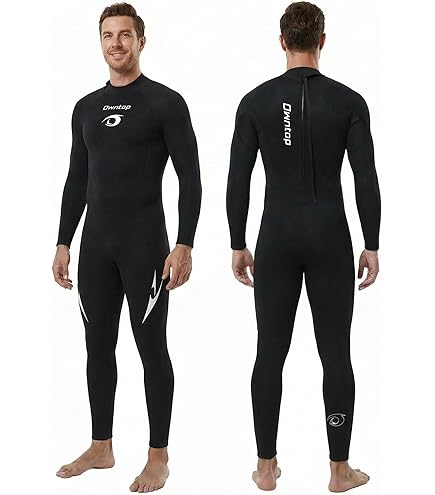 Combinaison De Plongée Owntop 5/4mm Néoprène - Fermeture YKK Dos, Genouillères, Pour Plongée Et Sports Nautiques