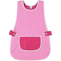 Grembiule Scuola Infanzia Dalia - Taglia Unica Verde, Regolabile Con Bottoni, Made In Italy - Foto 3