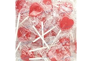 HIPP Mini Corazón Piruletas - Caramelo con Palo - CERDÁN -, 6 gramos, 100 Unidades