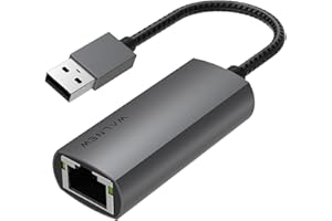 WALNEW USB 3.0 Ethernet Adapter, 1Gbps Gigabit USB Network Adaptor, USBA to RJ45 Female Lan Cable Converter for Mac,Macbook Pro/Air,HP/Dell XPS/ASUS/ACER Laptop,Desktop Computer PC,Chromebook,Surface