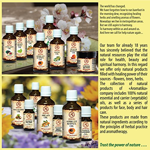 Monoi de Tahiti Öl, native, virgin, Monoi de Tahiti-Öl 100% rein und natürlich 50ml, Glasflasche, Kaltgepresstes, Basisöl multi-funktionales – Frankreich, Körperöl, reich an Vitaminen, nährend, Intensive Pflege Gesicht, Körper, Haare, Haut, Nägel, Hände, Lippen, Anti-Falten / Anti-Aging, gut mit ätherischem Öl, für Schönheit / Aromatherapie / Entspannung /Massage / Wellness /Kosmetik / Körperpflege / Spizenqualität / Hypoallergen Mehrzweck von AROMATIKA - 3