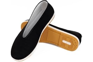 DHAEY Zapatos Tradicionales de Tela de algodón kungfú Chino for Hombre, Zapatillas de Entrenamiento de Artes Marciales Tai-chi, Calzado Deportivo Transpirable y usable