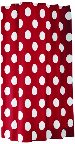Sealskin 233101359 Duschvorhang Polka 180 x 200 cm