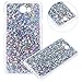 Produktbild Huawei Y5 II Hülle,Huawei Y6 II Compact Hülle,Huawei Y5 II Handyhülle,Huawei Y5 II / Huawei Y6 II Compact Hülle Glitzer,Surakey Luxus Glänzend Glitzer Bling Sechseckiger Stern Muster Weich TPU Bumper Case Silikon Schutzhülle Handy Tasche Rückseite Hülle Etui Cover Ultradünn TPU Tasche Schale Bumper Schutzhülle für Huawei Y5 II / Huawei Y6 II Compact - Silber