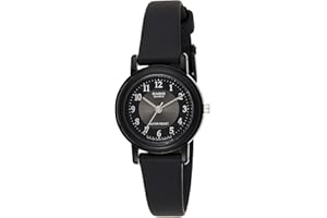 Casio Damski analogowy zegarek kwarcowy z plastikowym paskiem LQ139A-1B3 nie używaj, Czarny, 31.2×25.2×7.5mm, Zegarek analogowy, zegarek kwarcowy, mechanizm kwarcowy