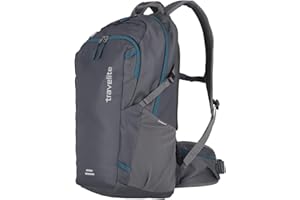 Travelite Offlite Zaino da Bicicletta Realizzato in Materiale Robusto, Zaino da Trekking in Poliestere con copertura Antipioggia Integrata, 800 G, 53 cm, 20l, Antracite