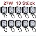 Produktbild 10 Stück 27W LED Offroad Zusatzscheinwerfer Scheinwerfer Arbeitsscheinwerfer IP67