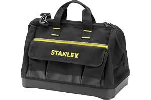 STANLEY Bolsa gran abertura con cremallera 44cm, praktiskt verktyg för precisionsarbete