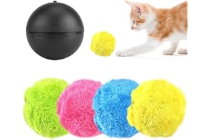 Hojalis Magic Roller Ball per cani,Palla rotante attiva per cani,pallina magica per cani che si muove da sola,pallina per cani che si muove da sola,Palla Per Cani Con 4 Maniche Colorate