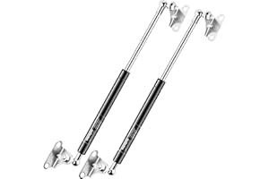 Vepagoo Molla a Gas 580MM 900N/92KG Universale Pistone a Mobili Gas Ammortizzatore, con Supporto a Forma di L per Mobile TV, Letto Contenitore, Finestra, Porte e Altri Progetti DIY, 2 PCS