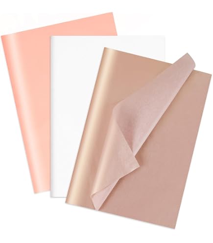 Lot De 20 Feuilles Papier De Soie Rose Pastel - 50 X 75 Cm, Qualité Supérieure, Pour Emballage, Loisirs Créatifs