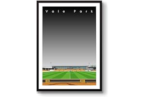 HOME GROUND GroundDesigns PORT VALE FC Gift VALE PARK Stadium Football Art Print