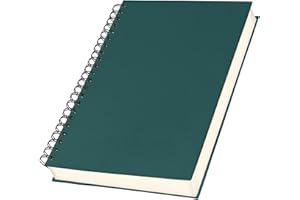 Yarotm Quaderno a Quadretti A4 - Taccuino a Spirale 240 Pagine - 100g/m² Carta Quaderni a Quadretti 5mm - 21x28.5cm Block Notes A4 - Verde Scuro A4 Notebook Diario di Viaggio