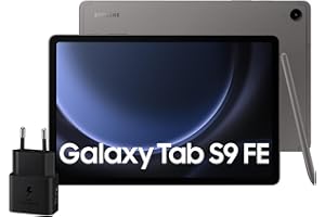 Samsung Galaxy Tab S9 FE, Caricatore incluso, Display 10.9" TFT LCD PLS, Wi-Fi, RAM 6GB, 128GB, 8.000 mAh, Exynos 1380, Android 13, IP68, Gray, [Versione italiana] 2023