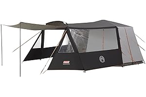 Coleman Octagon 8 Front Extension, awning extension for all Octagon 8 models, a robust construction made out of steel rods, space for a table and chairs or more sleeping space