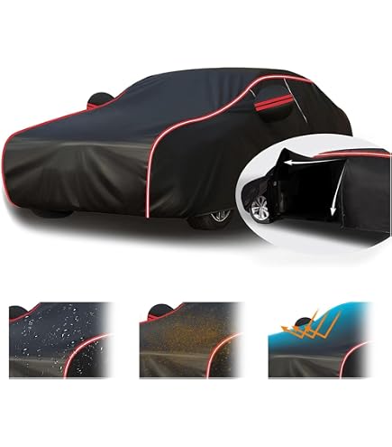 Telo Copriauto Antigrandine Per Fiat 500 Abarth 595 - Impermeabile, Anti-UV, Protezione Completa Per Auto