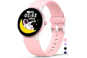 Mgaolo Kids Smart Watch,Fitness Tracker with Heart Rate Sleep Monitor for Boys Girls,Waterproof DIY Watch Face Pedometer Activity Tracker for Android iPhone (Can be Used Without app/Phone)