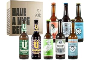 HAPPYBEER Craft Beer Paket Hamburg - 8 Biere von Hamburger Brauereien - Geschenk Bierpaket - 8 verschiedene Biere - unterschiedliche Bierstile (Lager/Pils/Pale Ale/IPA)