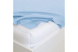 TRAUMSCHLAF Edel-Linon Bettlaken Haustuch Aqua, 220x260 cm