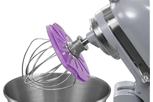 Whisk Wiper® PRO for Stand Mixers - Mix Without The Mess - The Ultimate Stand Mixer Accessory - Compatible With KitchenAid Tilt-Head Stand Mixers - 4.5qt, 5qt (Color: Violet)