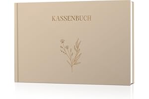 ‎BIROYAL BIROYAL Kassenbuch A5-120 Seiten Haushaltsbuch, Budget Planner & Kassenbücher - Einnahmen Ausgaben Buch - Haushaltsbuch zum Eintragen - Kassenbuch Kleinunternehmer- Finanzplaner (Khaki)