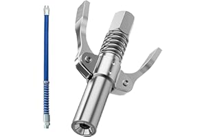 MOUNT KUMGANG G Coupler für Fettpresse, Fettpresse Mundstück mit 30 cm Schlauch, Fettpresse Kupplung Mundstück Kupplung für Kegel-Schmiernippel Fettpresse für alle Arten von Fettpressen