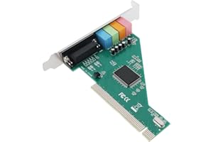 Be In Your Mind 1Pc CMI8738 4.1 Canaux 5.1 Surround 3D PCI Cartes Audio MIDI Compatible avec Windows XP/7/8/10 Desktop Carte Audio Interne