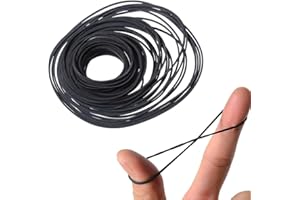 LICHUANUK 56 Pezzi Set di Cintura Registratore in Gomma Cinghie Registratore a Cassette Nastro, Mix Size Square Cassette Tape Machine Belt Cintura comune per registratore, walkman, ripetitore