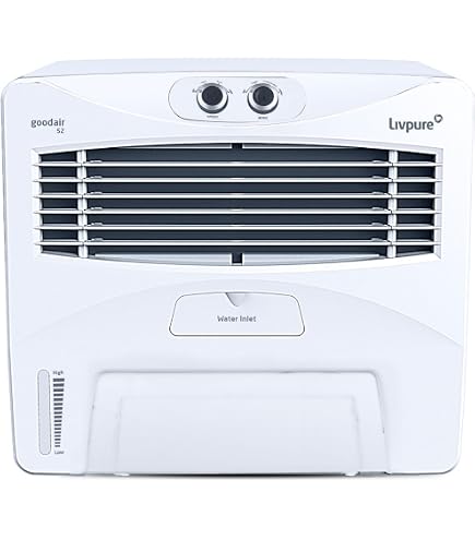 Breezamax, Breeze Max Air Cooler, Qinux Brizaac, 2025, climatizzatore portatile migliorato, mini ventilatore di raffreddamento senza fori con 3 livelli di velocità per ufficio, cucina (blu