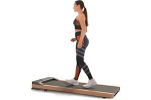 LETIX SPORTS Elektrisches Laufband DeskWalk für zu Hause oder Büro, LCD-Display Motorisiertes Fitnessgerät, Schreibtisch Heimtrainer (Holz-Optik)