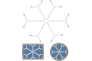 burkfeeg 6 seitige Bettlaken Spanngurte,Matratzenspanner für Passende Laken, Bettlakenhalter mit Gummizug, Verstellbarer Bettlaken Spanner für Sofabezüge,Tischdecke