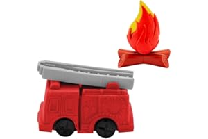 ‎SHEEPWORLD Sheepworld Radierer-Set Feuerwehr | Geschenkbox mit 2 figürlichen Radiergummis für Kinder | Geschenk für Kinder, Kindergeburtstag, Geschenk Jungs, Schulanfang, Schultüte | 74318