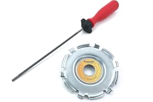 QUALITÄT AUS DEUTSCHLAND BAYERWALD WERKZEUGE Bayerwald Woodcarver Set inkl. Rundfeile | Frässcheibe für Winkelschleifer | Feile zum Schärfen des Woodcarvers enthalten