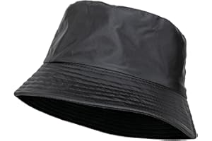 QILZO Gorro de Lluvia Impermeable Plegable Sombrero de Pescador Gorro para Hombres y Mujeres Gorro con Forro Interior Ideal para Senderismo, Deportes al Aire Libre