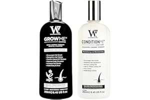 Meilleur shampoing anti chute pour pousse des cheveux et revitalisant par Watermans – Combo Pack – traitement de perte de cheveux pour les hommes et femmes