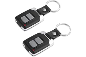 LAWOHO Télécommande pour ouvre-Porte de Garage Compatible avec Crawford/NORMSTAHL RCU 433 2K | RCU 433-4 | EA433 2KM Mikro | EA433 2KS | EA433 4KS | N002800 | T433-4 Rolling Code 433,92MHz Lot de 2