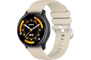 TopPerfekt Watch Strap Compatible with Garmin Venu 4 45mm/3/2/Forerunner 970/570 42mm/265 (22 mm) Quick Release Wristband Band for Garmin Venu 4 41mm/3S/2S (18 mm) Soft Silicone Replacement Women band
