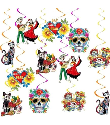 Dia De Los Muertos Aperturee Day Of The Dead Backdrop 7x5ft Mexican Fiesta Sugar Skull Photography Background Dress Up Party Decorations Photo Booth Props Banner Marigold Backdrop