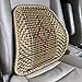 Produktbild Hand-Made Car Waist By Beaded Ice Silk Hand Knitting Backrest Pillow Cushion Steel Coil Adjustable Seat Backrest