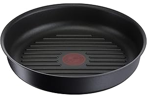 Poêle grill fonte d'aluminium Tefal Ingenio Eco Resist 26 cm Noir