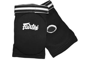 Fairtex Codos mod.EBE - Equipo de protección para Muaythai Kick Boxing MMA Gear Thai Boxing para artes marciales, codo de talla única (negro, talla única)