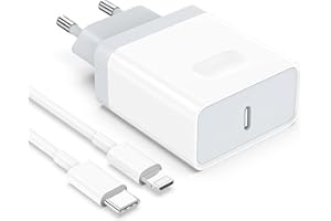 Anigaduo 25W Ladegerät and 2M Ladekabel Kabel for iPhone 14/14 Plus/14 Pro/14 Pro Max/13 12 11 SE, USB C Schnellladekabel Netzteil Stecker Power Adapter Schnellladegerät Ladestecker Netzstecker