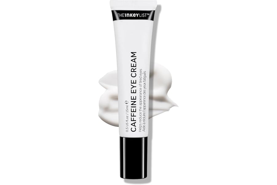 The INKEY List Caffeine Eye Cream 15ml, Improves Dark Circles, Brightens Under Eye, Fragrance-free, Suitable For All Skin Types