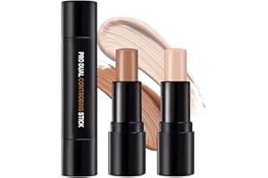 ‎ONLYOILY ONLYOILY Kontur Stift Highlighter,Concealer Contouring und Highlighter in einem, 2 Colour Make up Concealer contouring stift, Bronzer, Kontur stift Und Highlighter Make-Up Für Jeden Hauttyp (#05)