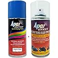 APAR Spray Paint Alpine Blue (RC Colour Name) + GC Compatible for Hyundai Cars -225 ml (Pack of 2-Pcs)