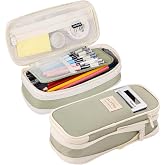 HIQE-FL Pencil Case, Large Capacity School Pencil Case | Large Pencil Case,Canvas Pencil Case,Multifunctional Pencil Case,Exp