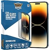 Buff iPhone 14 Pro 5D Glass Ekran Koruyucu, &Ccedil;ok Renkli