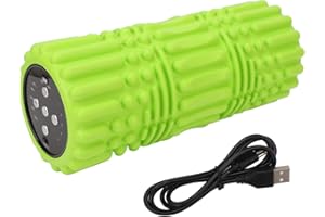 ‎FILFEEL Wibrujący Wałek Piankowy - Głęboki masaż 4000 Obr./min Bluetooth Elektryczny Wałek Spustowy z 5 Biegami do Pielęgnacji Ciała i Codziennych ćwiczeń