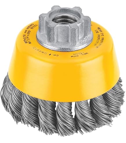 Bosch 2608620730 X-LOCK Metal Cup Brush 75mm Brass Wire Corrosion Resistant 01 9124